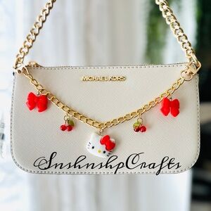Hello Kitty Red Bow Cherry Chain Bag Accessory